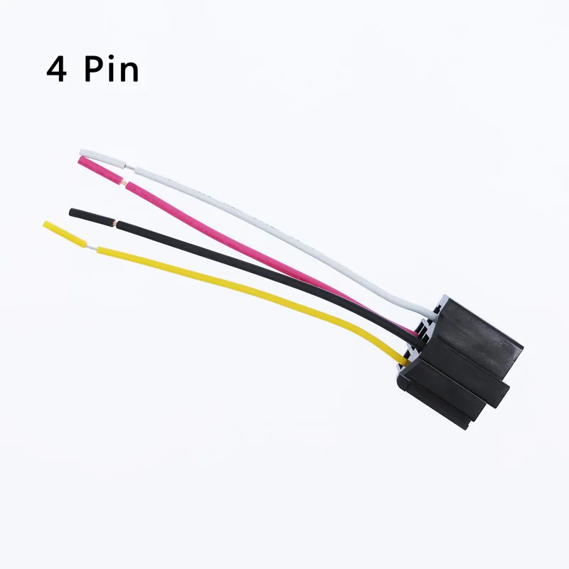 Предварительно проводной 5 Pin Реле крепление держатель гнезда цоколя 12V 40A длина линии на высоком каблуке 12 см