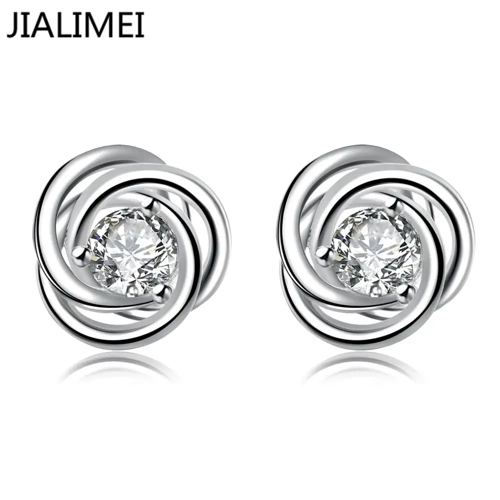 Рождественский подарок! Оптовая продажа 925 серебряные серьги ювелирные изделия