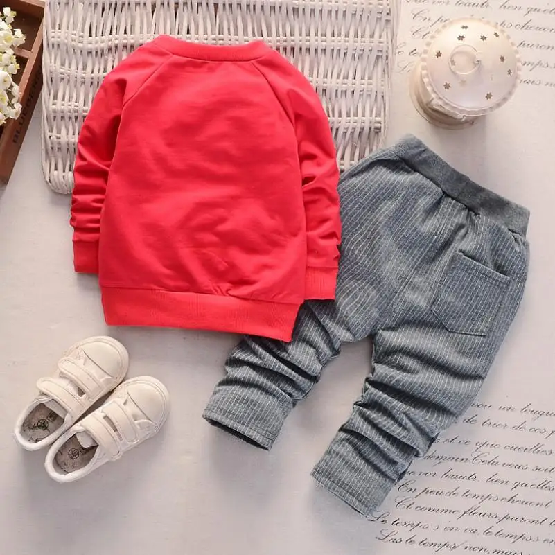 2019 Autumn Boys Clothing Children Fashion Cotton Big pocket Sweatershirt T Shirt and Pants Suits Kids Clothes Sets Costume | Мать и