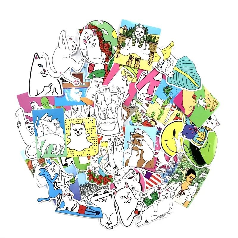 LST 50 шт. Ripndip милый кот властелин Nermal автомобильный стиль забавная бомба