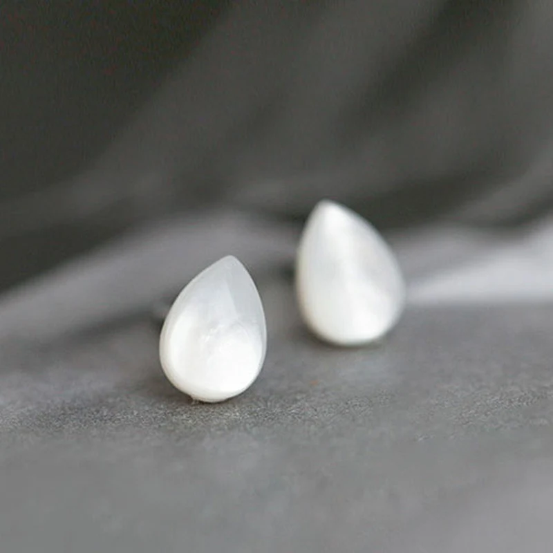 Женские серьги гвоздики в виде ракушек S925|stud earrings|mini stud earringspure silver |