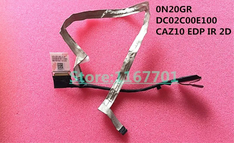 

New Original Laptop/notebook LCD/LED/LVDS cable for Dell Latitude E7280 7280 0N20GR DC02C00E100 CAZ10 EDP IR 2D
