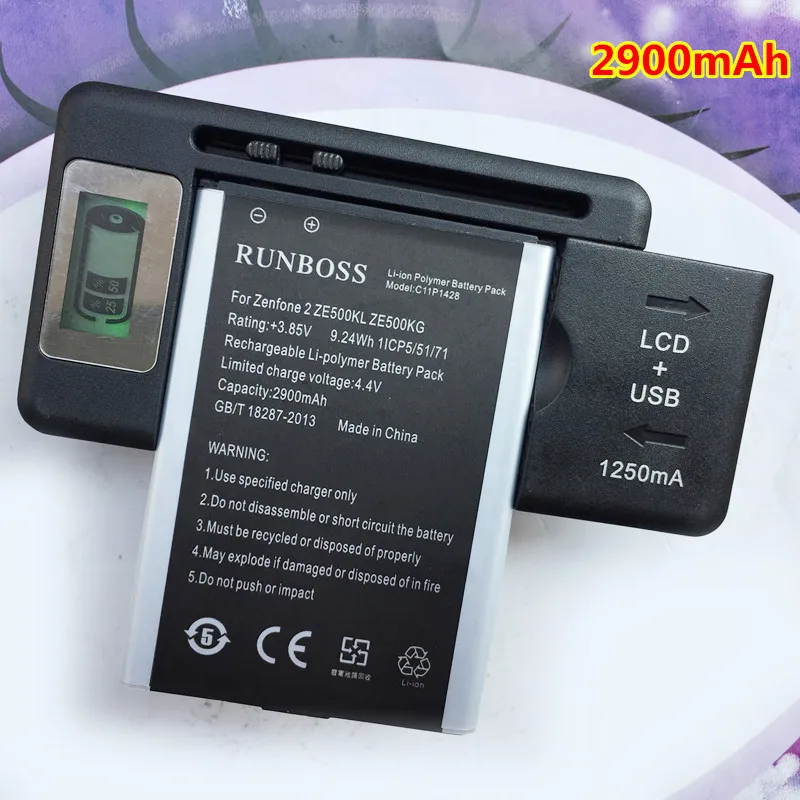 Новый аккумулятор 2900 мАч C11P1428 для Asus Zenfone 2 Zenfone2 Laser ZE500KG ZE500KL аккумуляторы сотовых