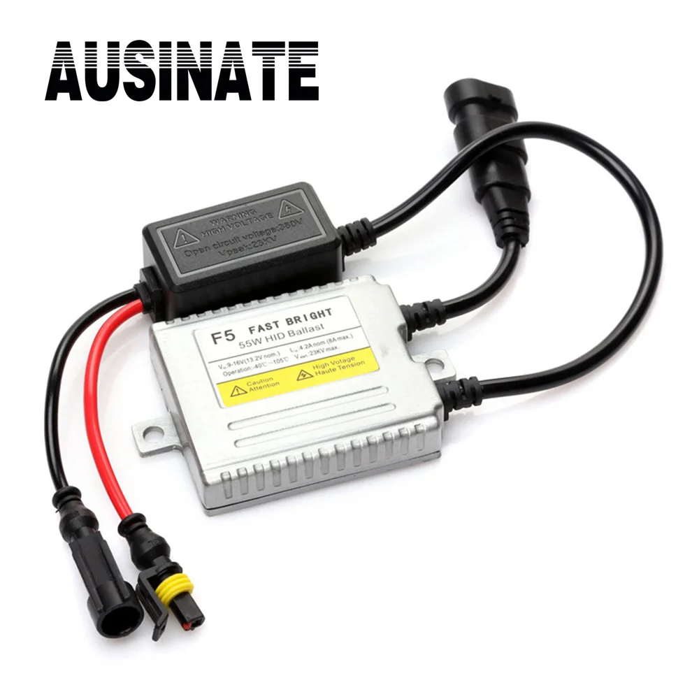 1 шт. 12В 55 Вт ксеноновый балласт Быстрый Яркий F5 цифровой преобразователь hid