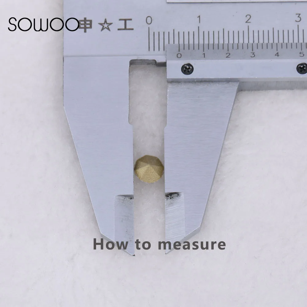 Круглые Кристаллы 1440 шт./лот размеры 2 6 мм модный камень заостренный на тыльной