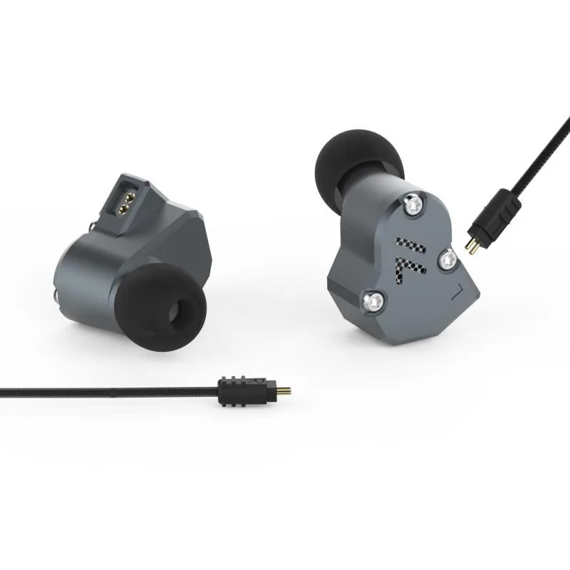 Гибридные Внутриканальные наушники Revonext QT2 2DD + 1BA Hi Fi DJ мониторные спортивные для