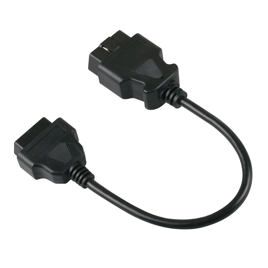 16 контактный удлинитель кабеля OBD2 30 см штекер на Женский адаптер OBD II для Launch IDIAG