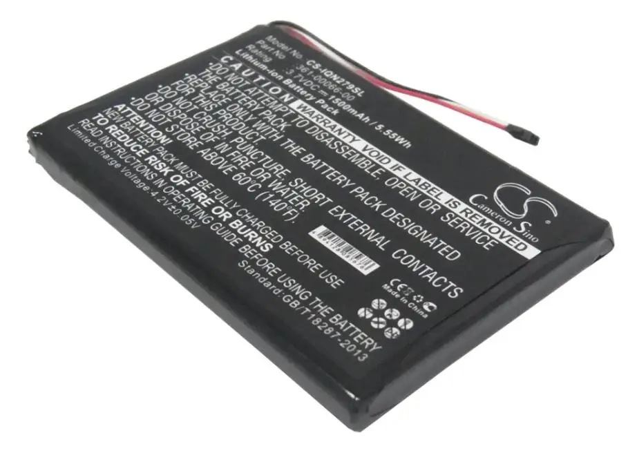 Cameron sino 1500 мА/ч, батарея для GARMIN Dezl 760LMT 760LMT-D Nuvi 2757LM Nuvi 2797 2797LMT 361-00066-00 361-00066-10