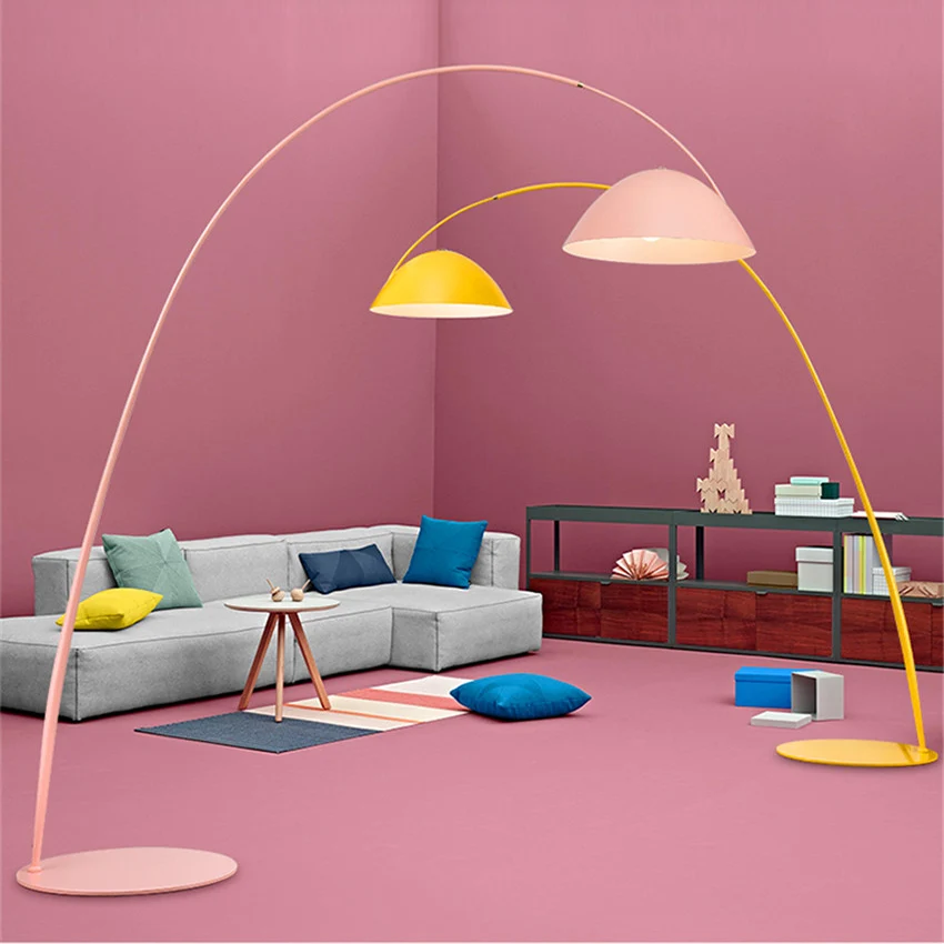 Итальянский дизайнер чердак светодиодные Напольные светильники осветительная