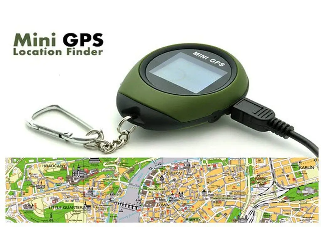 Мини перезаряжаемый gps-трекер навигационный приемник ручной локационный искатель с электронным компасом для путешествий на открытом воздухе