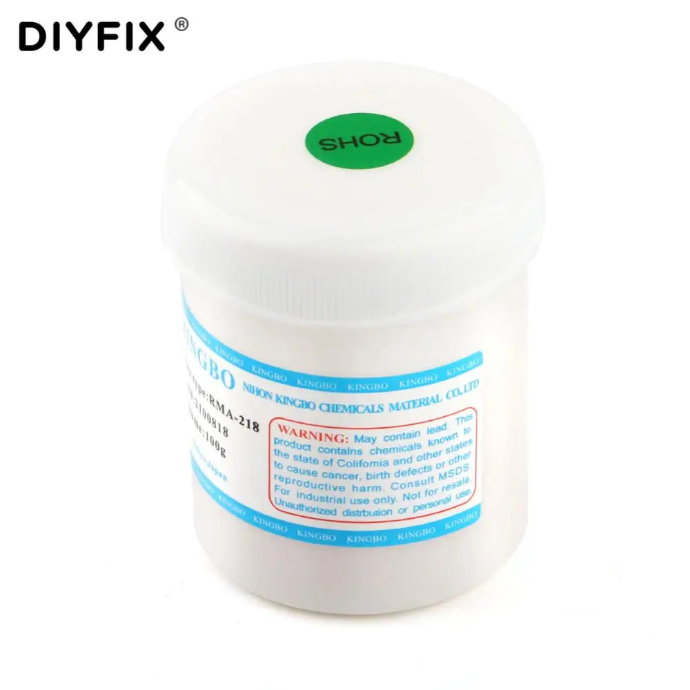 DIYFIX Kingbo RMA-218 bga паяльная флюсовая паста паяльной Для SMT 100g Ремонт поток |