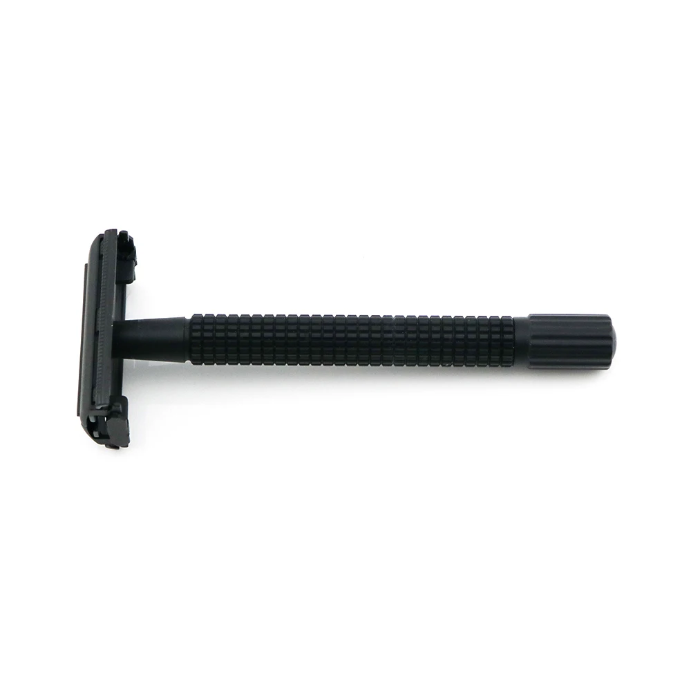 Double Edge Safety Razor Shaving Black Manual Classic Style Brass Long Anti Slip handle 9306-HL WEISHI 1PCS/LOT NEW | Красота и