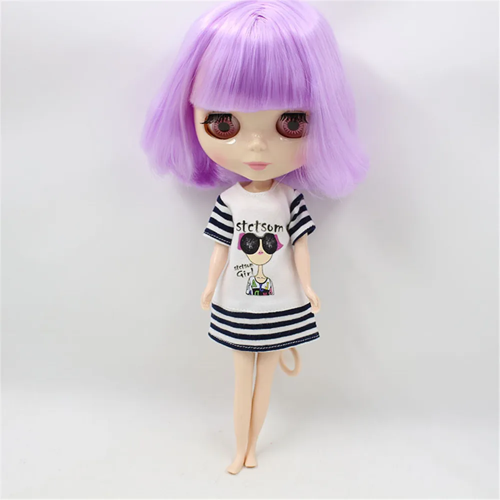 Одежда для куклы blyth милые футболки обычный стиль подходит 1/6 обычная кукла