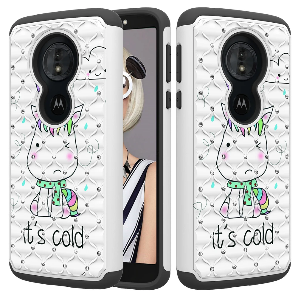 Сверхмощный чехол для Motorola Moto Z3 E4 E5 G5 G6 G7 Play Cruise Bling Butterfly Flower PC силиконовый Google Pixel 3