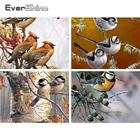 Алмазная мозаика Evershine с птицами, Набор для вышивки крестиком в виде животных, картина из страз, украшение для рукоделия