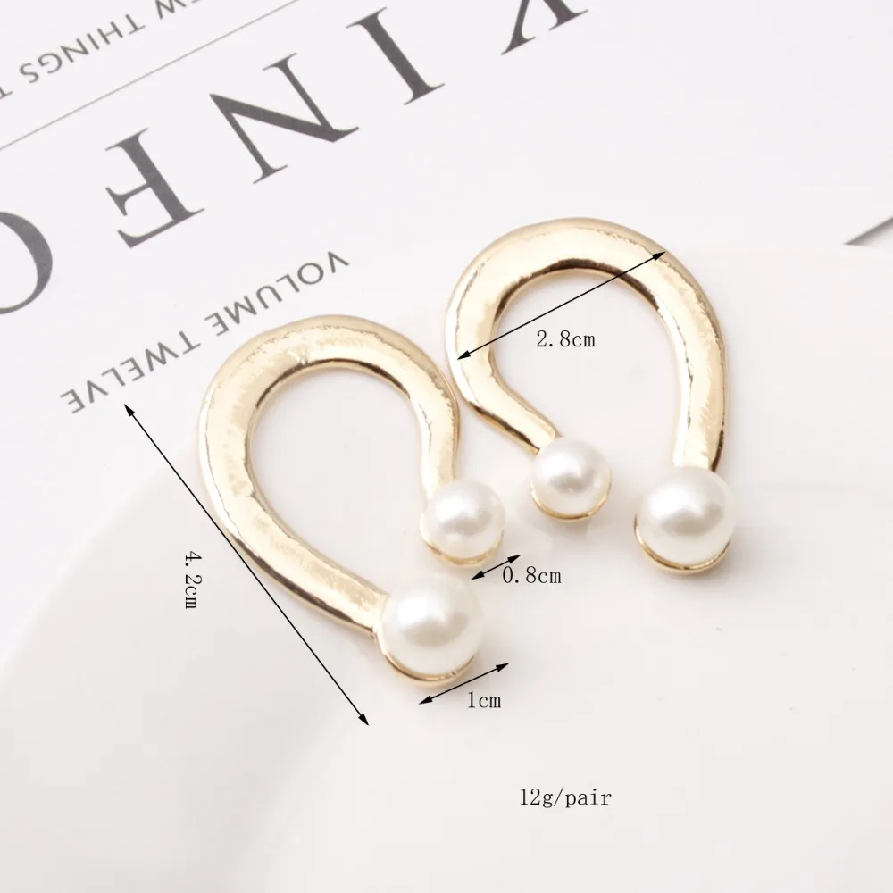 SexeMara корейские серьги с барочным жемчугом для женщин девочек золотые Висячие