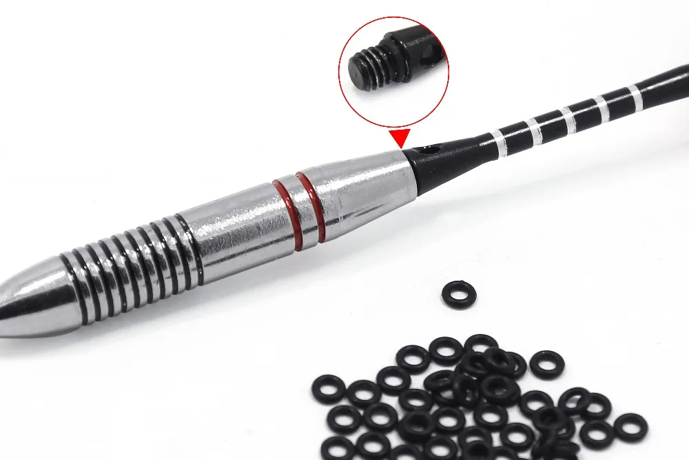 

100 Pcs/lot Steel Tipped Darts Spare Parts O RingPole Anti-Slip Rubber Non Slip for Aluminum Dart Shafts Electronic Dart Board