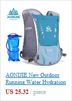 AONIJIE 1L/1.5L/2L/3L PEVA Сумка для воды на открытом воздухе Велоспорт Бег складной спортивный гидратационный пузырь для кемпинга Пешие прогулки альпинизм