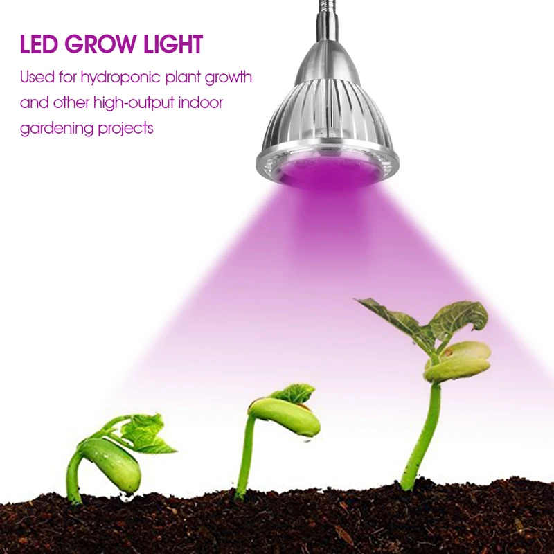 Светодиодная лампа для гидропонных систем 5 Вт 85 ~ 265 в|hydroponic plant growing|led grow light bulbled |