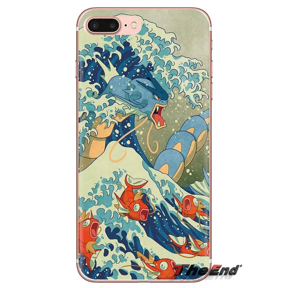 The Great Wave Off Kanto pokemon Transparent Soft Cases Cover For Huawei Mate Honor 4C 5C 5X 6X 7 7A 7C 8 9 10 8C 8X 20 Lite Pro |