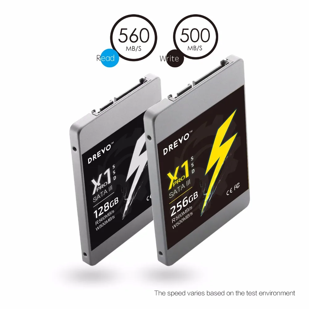 Drevo X1 Pro Твердотельный накопитель 256 ГБ SSD SATAIII 2.5 дюйма читать 560 МБ/с. написать 500 |
