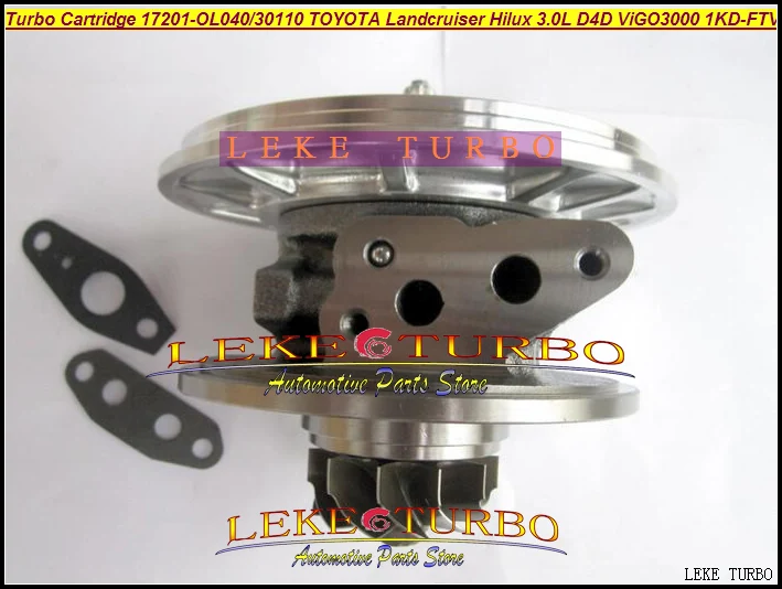Бесплатная доставка турбо картридж CHRA CT16V 17201-OL040 17201-30110 Турбокомпрессор Для TOYOTA