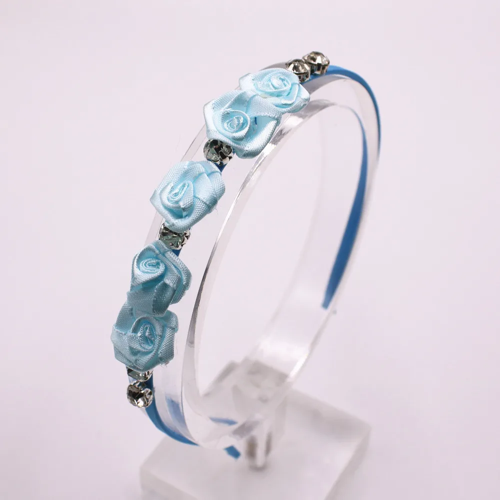 Цветочная корона гирлянды декоративные венки стразы обручи для волос девочек