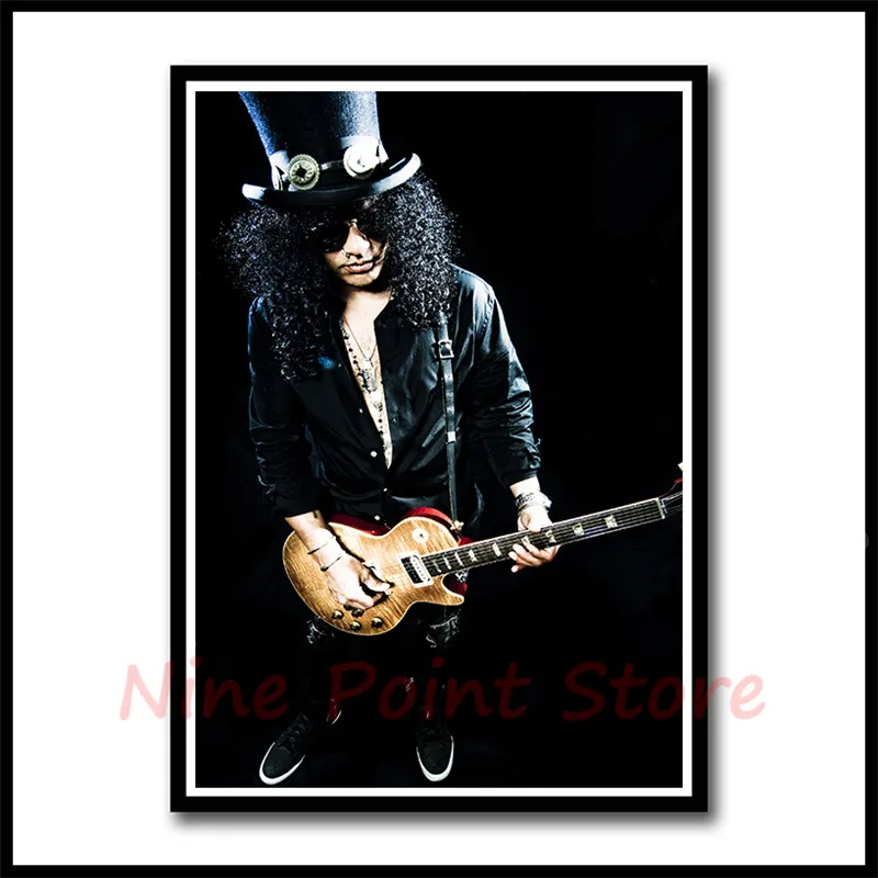 Рок-группа guns N' Roses белая бумага с покрытием плакат рокеры декоративная живопись плакаты настенные стикеры бескаркасные - Цвет: Кофе