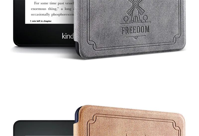 Магнитный чехол из искусственной кожи с принтом оленя для Amazon New Kindle 8-го поколения версия 6," Электронная книга мягкий чехол на заднюю панель+ пленка+ стилус