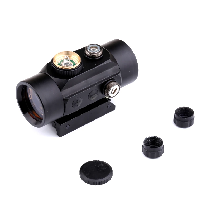 Огненный волк 1x40 Red Dot прицел 11/20 мм железнодорожное крепление для ружья с пузырьковым уровнем для спускового механизма Ak 47 лазерным прицелом