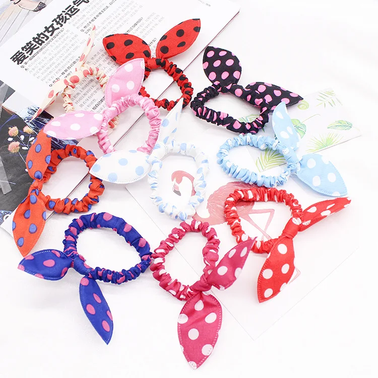 Новинка 10 шт./партия заколки для волос в горошек|clips for hair|hair ropehair ties |