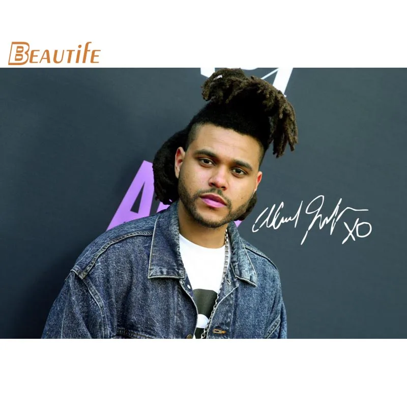 Горячая Распродажа персонализированный плакат Weeknd украшение для дома Модный