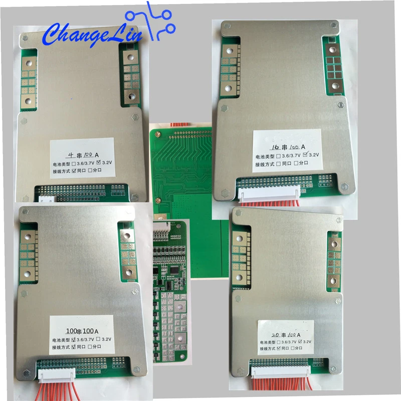 22S BMS 50A 60A 80A 100A литий ионная Lipo Lifepo4 литиевая батарея Защитная плата общий порт