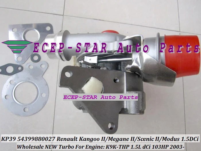 Бесплатная доставка BV39 54399880027 54399700027 54399880002 Turbo для Renault Kangoo 2 Megane Scenic Modus K9K THP л dCi