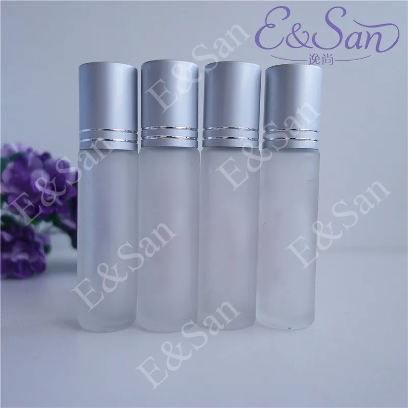 Z03M-10ML Straight Round Frosted Glass Bottle Perfume Glass bottles Cosmetics Oil Bottle 100PCS/LOT
