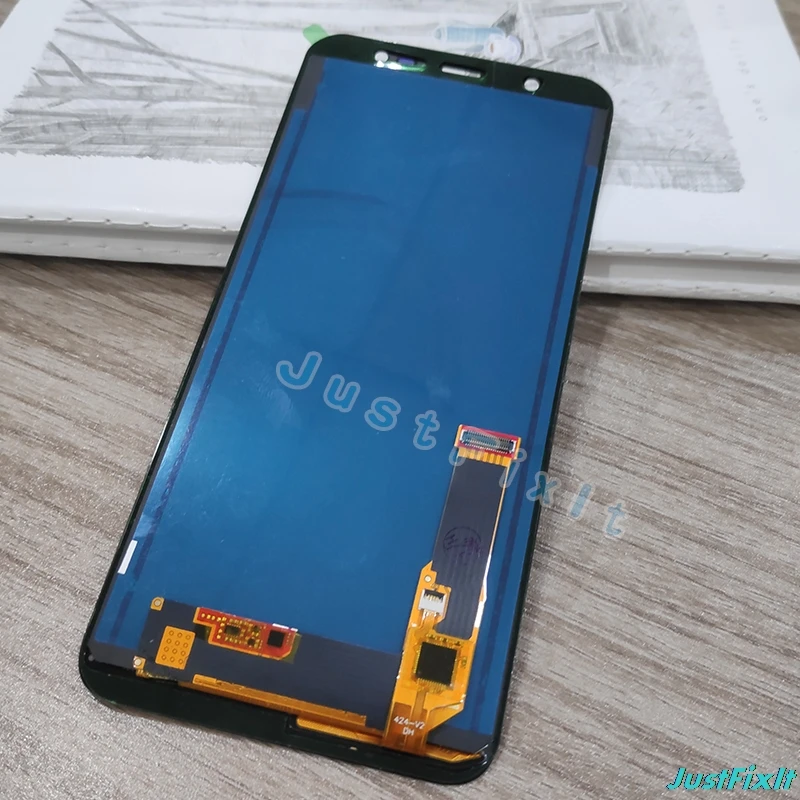 Супер AMOLED для Samsung J8 2018 ЖК-дисплей J810 сенсорный дигитайзер в сборе | Мобильные
