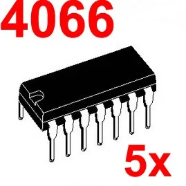 (5 шт./лот) 4066 CMOS Logic IC DIP Package. | Электронные компоненты и принадлежности