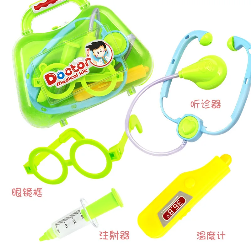 FRMXK Baby Doctor Medical Game Play Carry Set Case Education Role Toy Simulation Dentist Toolbox Kit Gift | Игрушки и хобби