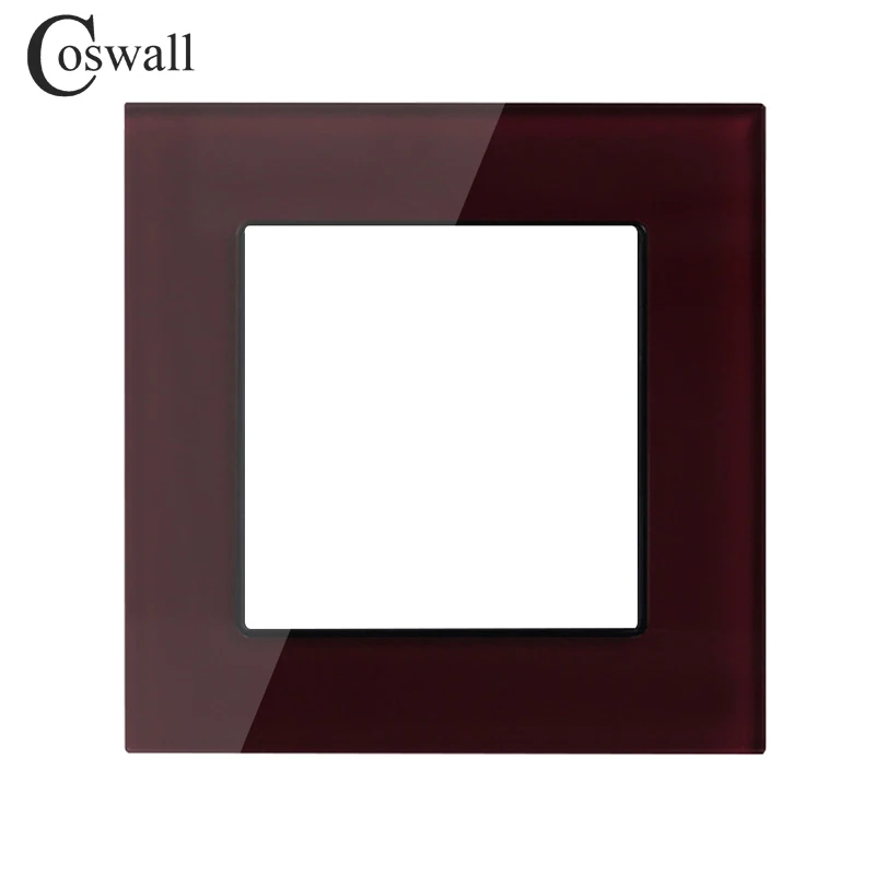 Роскошная настенная рамка Coswall из закаленного стекла DIY детали для Серии C1 черный