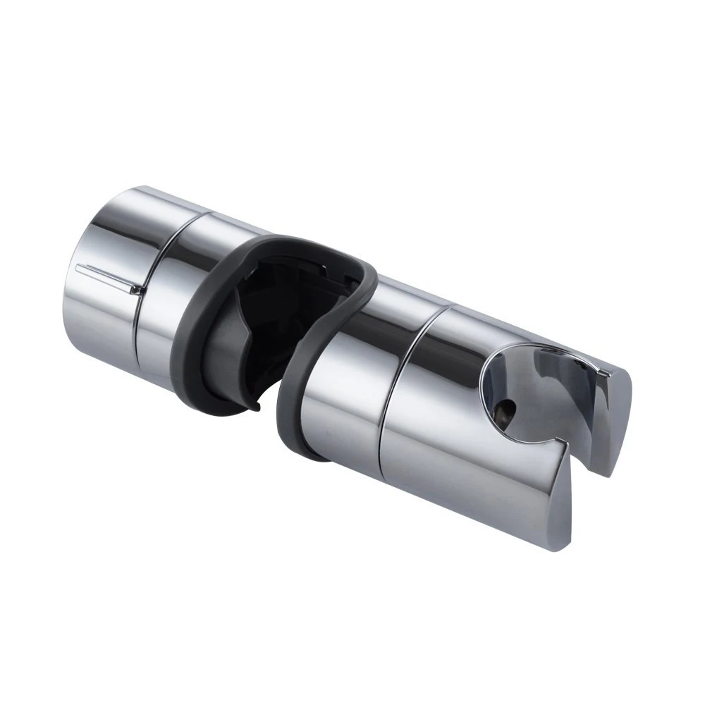

Universal 18-25MM O.D. Adjustable Hand Shower Rail Head Bracket Holder for Slide Bar Slider Clamp Bathroom ABS Chrome Plated