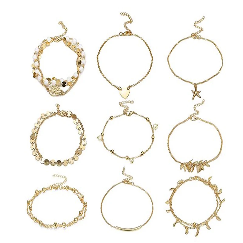 

Europe And America Fashion Foot Act The Role Ofing Summer Sells Hot Nine Kinds Of Design Suit Combination Female Anklet