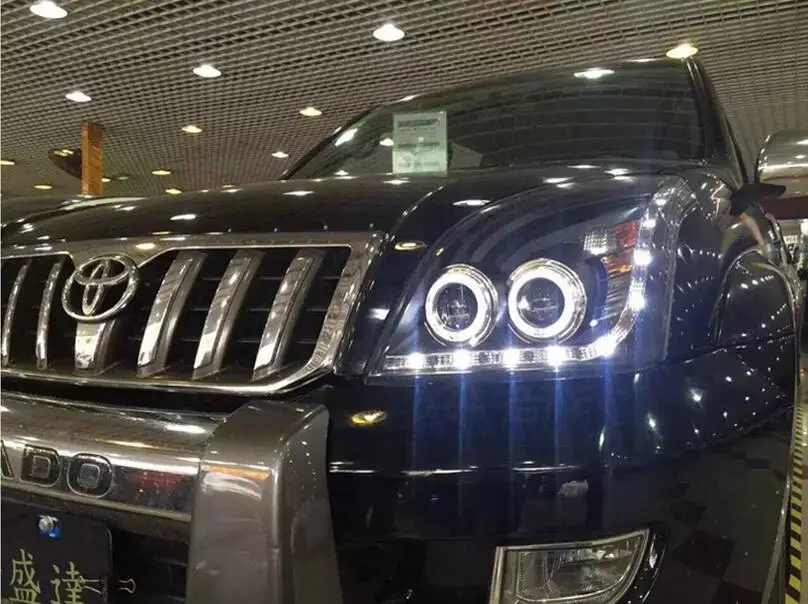 2 шт. Prado FJ120 LC120 2700 4000 фара передние фары для 2003 ~ 2009 крейсер голову свет
