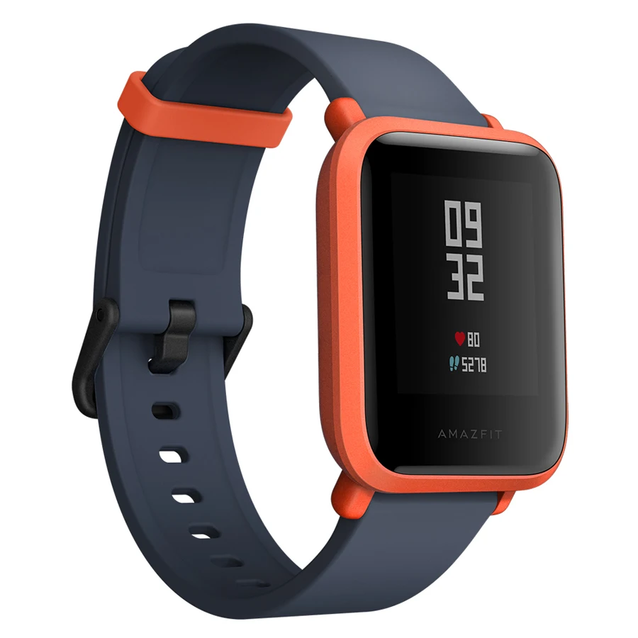 [Английская версия] Xiao mi Hua mi Amazfit Bip BIT PACE Lite Youth mi Fit IP68 Водонепроницаемые Смарт-часы с ГЛОНАСС+ gps на английском языке - Цвет: Orange