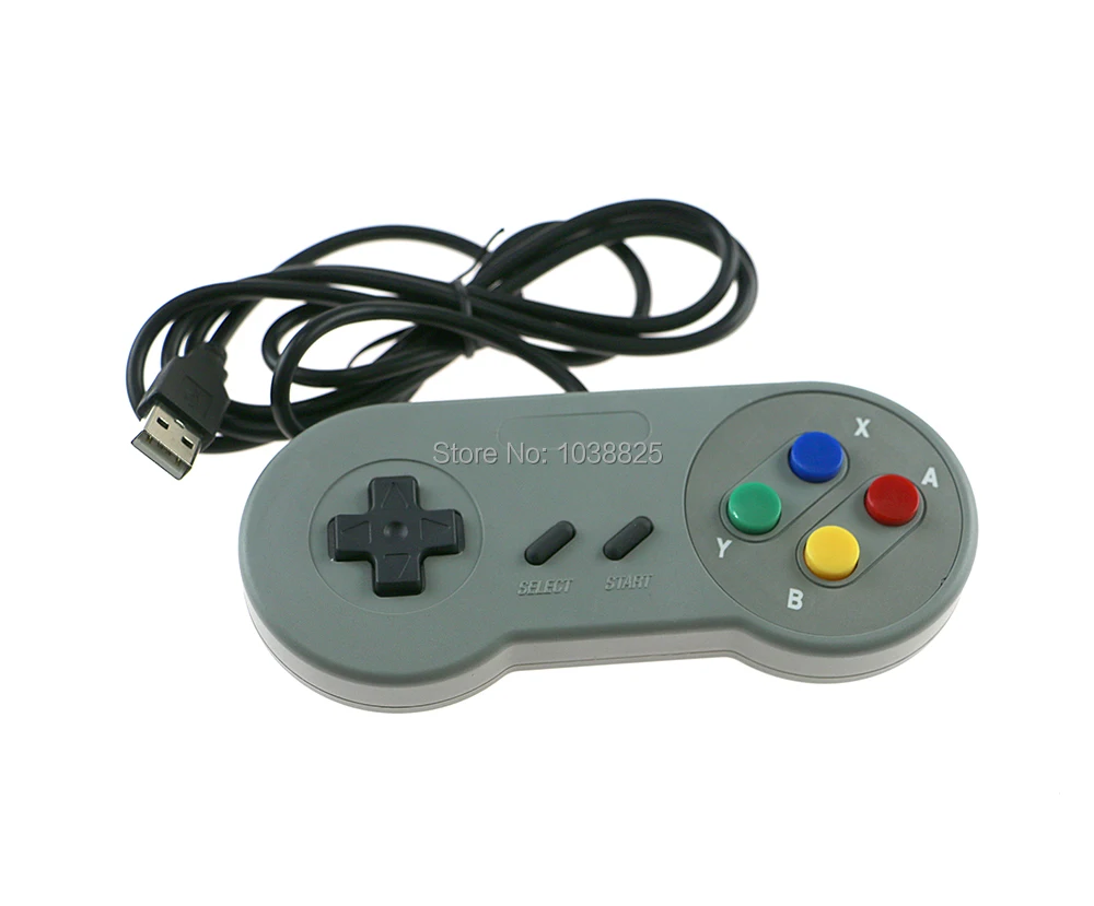 10 шт./лот USB контроллер игровой джойстик геймпад для Nintendo SNES коврик Windows PC MAC