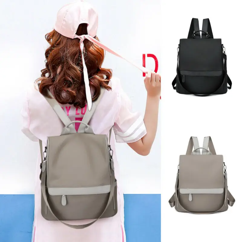 Женский водонепроницаемый дорожный рюкзак из ткани Оксфорд нейлоновый с защитой