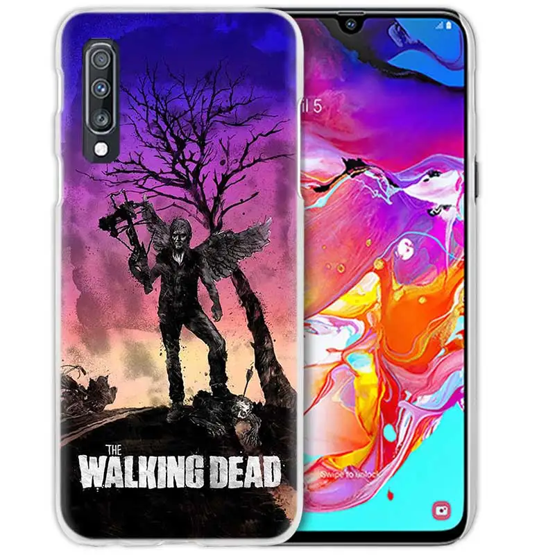 Чехол "Ходячие мертвецы" для samsung Galaxy A50 A70 A20e A40 A30 A20 A10 A8 A6 Plus A9 A7 Прозрачный жесткий чехол для телефона из поликарбоната
