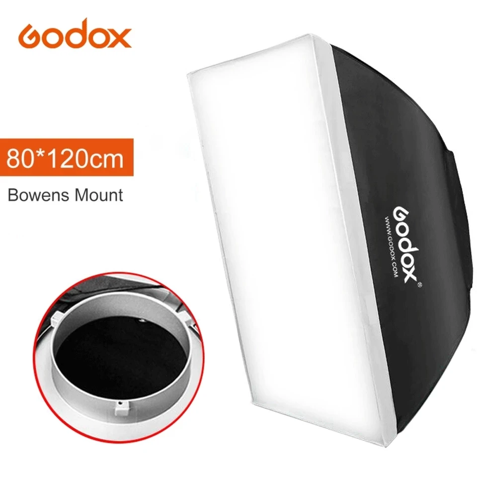 Софтбокс Godox 80x120 см 31 5 &quotx 47&quot Speedlite Studio Strobe Flash Photo Reflective Soft box Diffuser для крепления