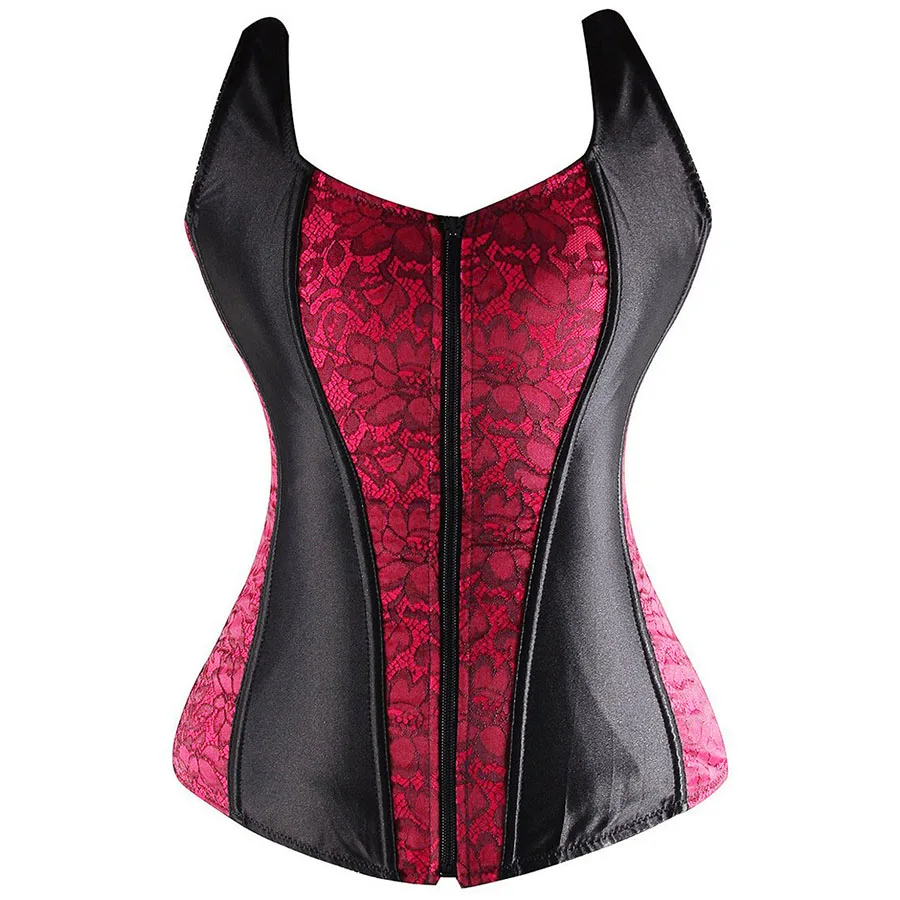 Женский корсет на молнии жилет кружевной моделирующий ремень для живота