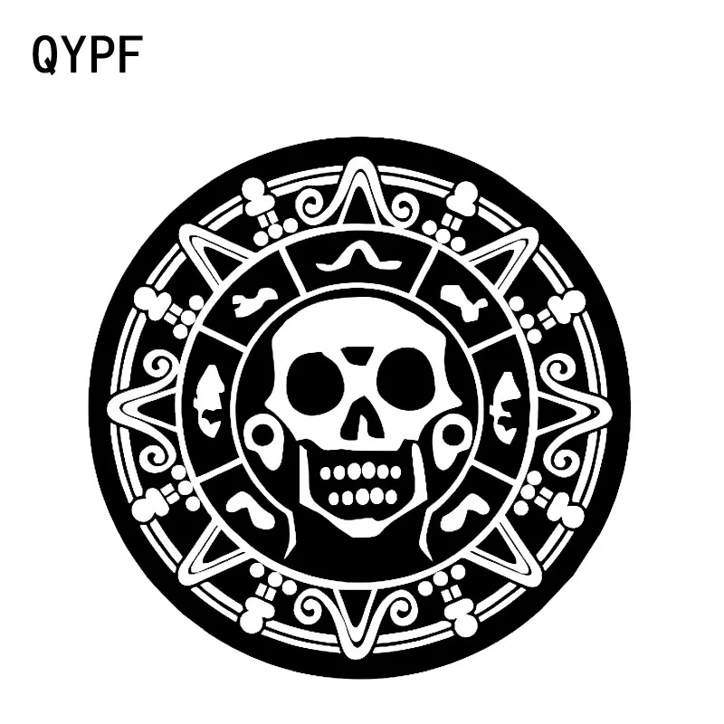 QYPF 15 3*15 3 см красота таинственных цветов Череп украшение графический