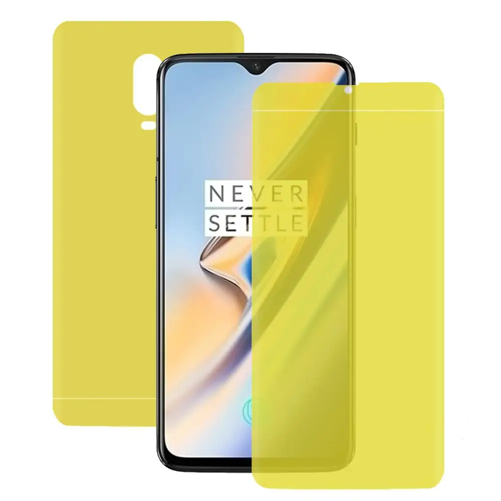 9D мягкая Гидрогелевая Передняя и задняя защитная пленка для Oneplus 5 5T 6T 7 Pro полная